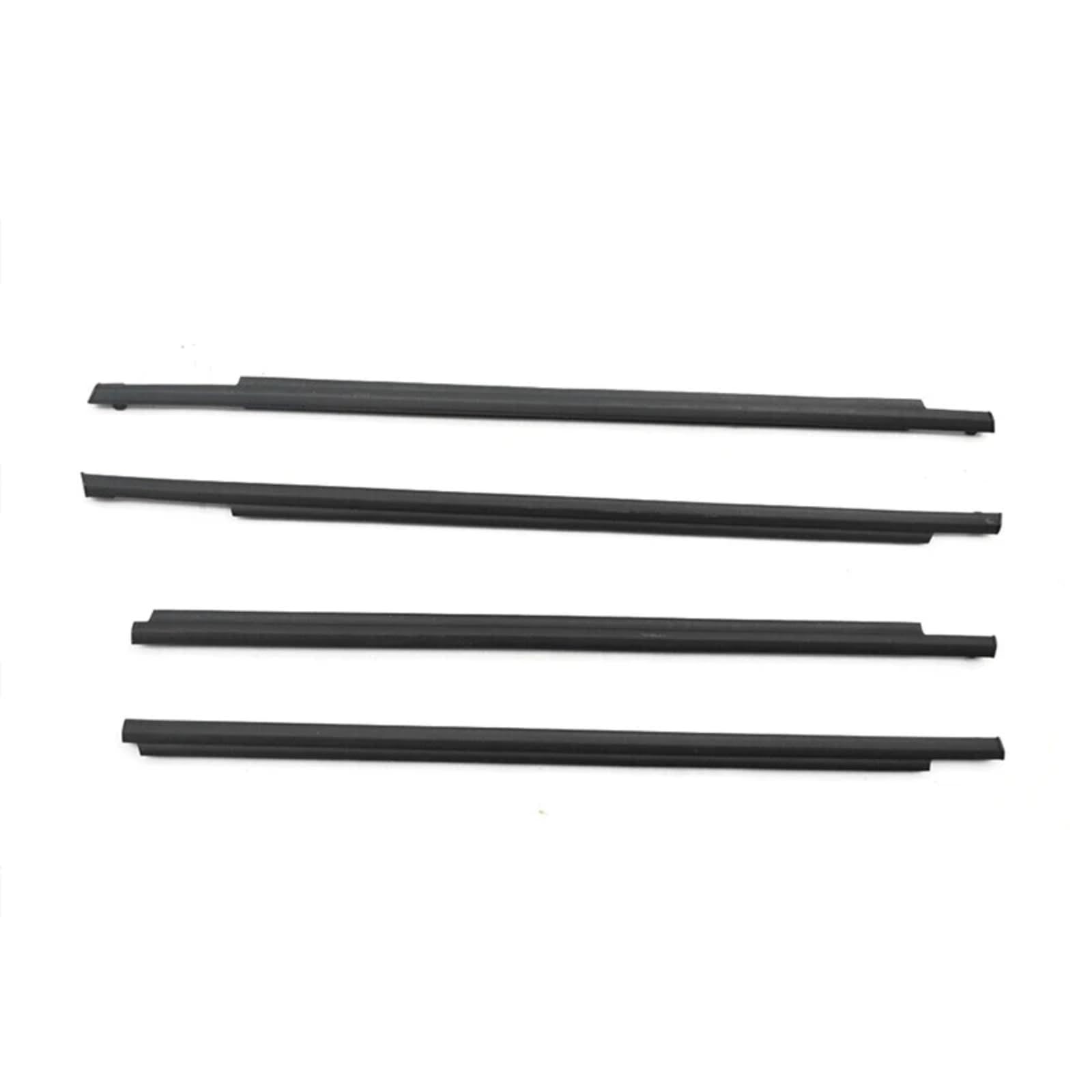 Tudexx One Color Car Weather Stripping Compatible With Toyota For Prius 2004-2009 4Pcs Car Window Weatherstrip Belt Trim Sealing Strips Outer Glass