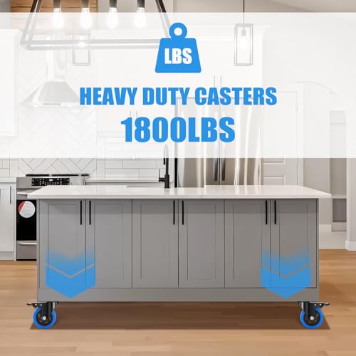 Humagineer Conjunto de 4 Rodízios de 4