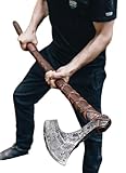 Two Handed Berserker Axes Handmade Viking Axe Hatchet Norse Axe- 40