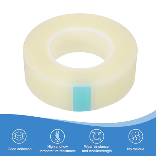 Image of PATIKIL Removable Protective Film Tape, 1.6 Inch x 656 ft PE Surface Protective Scratch Film Tape Roll for Furniture Electrical Appliances Plastic Hardware High Stickiness, Clear