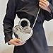 Stylish Handbag Heart Shape Shoulder Bag Crossbody Purse Satchel for Shopping and Travel with Multi Wear Option