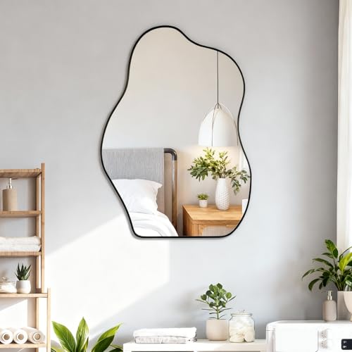 BOMINICA 20x28 Asymmetrical Bathroom Mirror