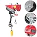 findmall 1760lbs Electric Hoist 110V with Remote Control Overhead Winch Crane with Steel Cable for Industrial Warehouses, Construction Sites, Material Lifting Systems