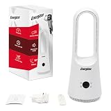 Energizer - Ventilador sin aspas con mando a distancia, diseño elegante blanco - Ultra-Silencioso - Limpieza fácil - 52 cm - Cargador de corriente incluido