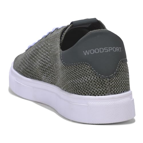 Image of Woodland Men Olive Sneakers