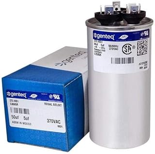 97F9970-50 + 5 uf MFD 370 Volt VAC - GE Round Dual Run Capacitor Upgrade