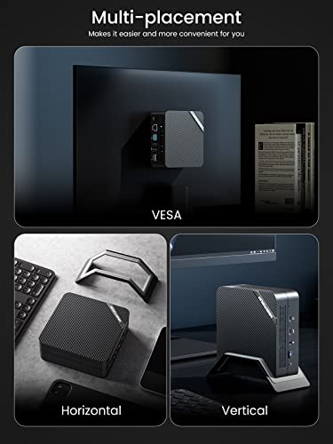 Minisforum Mini Pc Windows 11 Pro Um560 Xt Amd Ryzen 5 5600H 6 Cores/12 Threads,16Gb Ram 512Gb Pcie Ssd Mini Computer, 2.5 Inch Sata Hdd, 2 X Hdmi & Usb-C, 2.5G Rj45, 6 X Usb Port, Small Form Factor #TOP6