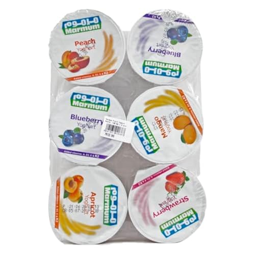 Marmum Fruit Yoghurt Assorted ( Pack Of 6) 125g (UAE)