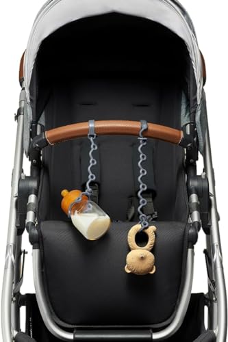 Image of Toy Straps for baby - Keep toy, bottle & pacifier Off The Floor - Great for Stroller, High Chair and Car Seat - 2-Pack