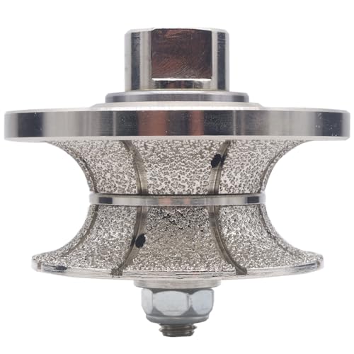 MOSTARTOOLS V30 1-1/4 Inch Full Bullnose Diamond Hand Profiler Coarse Vacuum Brazed Router Bit with 5/8"-11 Thread for Granite Travertine Marble Countertops by MOSTARTOOLS - Used condition - Image 2