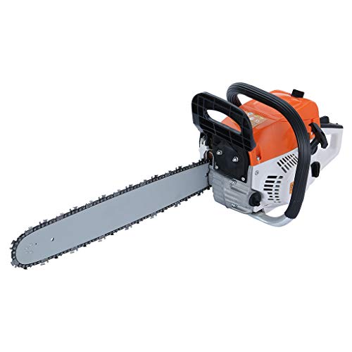 JAWM 20In Bar Gasoline Chainsaw Chain Saw 52cc Engine w/Aluminum Crankcase New