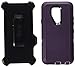 OTTERBOX Defender Series Case for LG G7 ThinQ - Retail Packaging - Purple Nebula (Winsome Orchid/Night Purple)