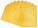 CountryArtHouse Metallic Gold Acid Free 5x7 Picture Frame Mats with White Core Bevel Cut for 4x6 Pictures - Fits 5x7 Frame - Pack of 10 Mats