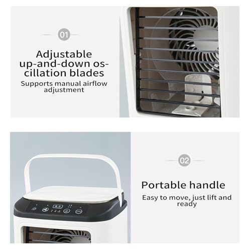 Ventilateur 3 vitesses compact avec autonomie longue durée de table - 8