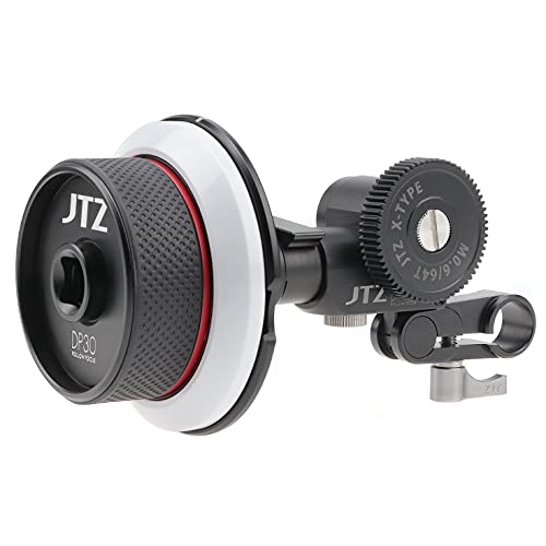 Jtz Dp30 Single-15Mm-Rod Cine Lens Follow Focus Puller Lever For Filmmaking Video Cinema Dslr Mirrorless Camera,Suitable For Sony Canon Nikon Blackmagic Bmpcc 4K 6K Camera #TOP1