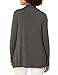 Daily Ritual Women's Jersey Mock-Neck Swing Tunic Shirt, -charcoal heather grey, Small