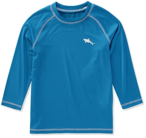 Big Chill Boys' Short Sleeve Long Sleeve Rashguard Swim Shirt UPF 50+ (6, Royal Blue (Long Sleeve))