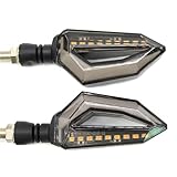 Luces intermitentes para motocicleta con procesos de fabricación profesionales, ofrecen un rendimiento estable y alta confiabilidad, lo que proporciona un accesorio confiable y digno de confianza para su automóvil.