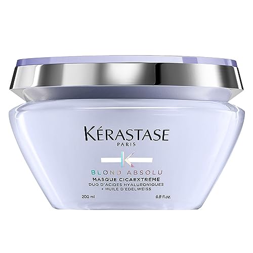 Kérastase, Blond Absolu, Maschera Ricostruttiva, Anti-Rottura, Per Capelli Biondi, Danneggiati & Decolorati, Con Acido Ialuronico, Cicaextrême, 200 ml