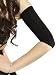 2Pairs(Black+Color) New Fashion Combo Slimming Compression Arm Shaper Short Sleeves for Women Girls