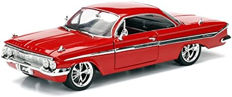 Jada Toys Fast & Furious 8 1:24 Diecast - Dom's Chevy Impala Vehicle , Red