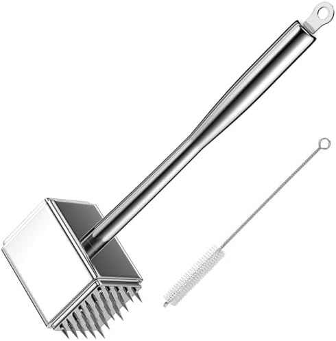 316 Stainless Steel 3in1 Meat Tenderizer Tool, BOMANSI BOMS Heavy...
