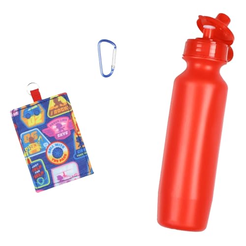 Paw Patrol Backpack | Kids 5 Pc Set | Chase Marshall Rubble Bookbag | Lunch Bag, Water Bottle, Carabiner Clip, ID Holder | Boys Backpacks for School4