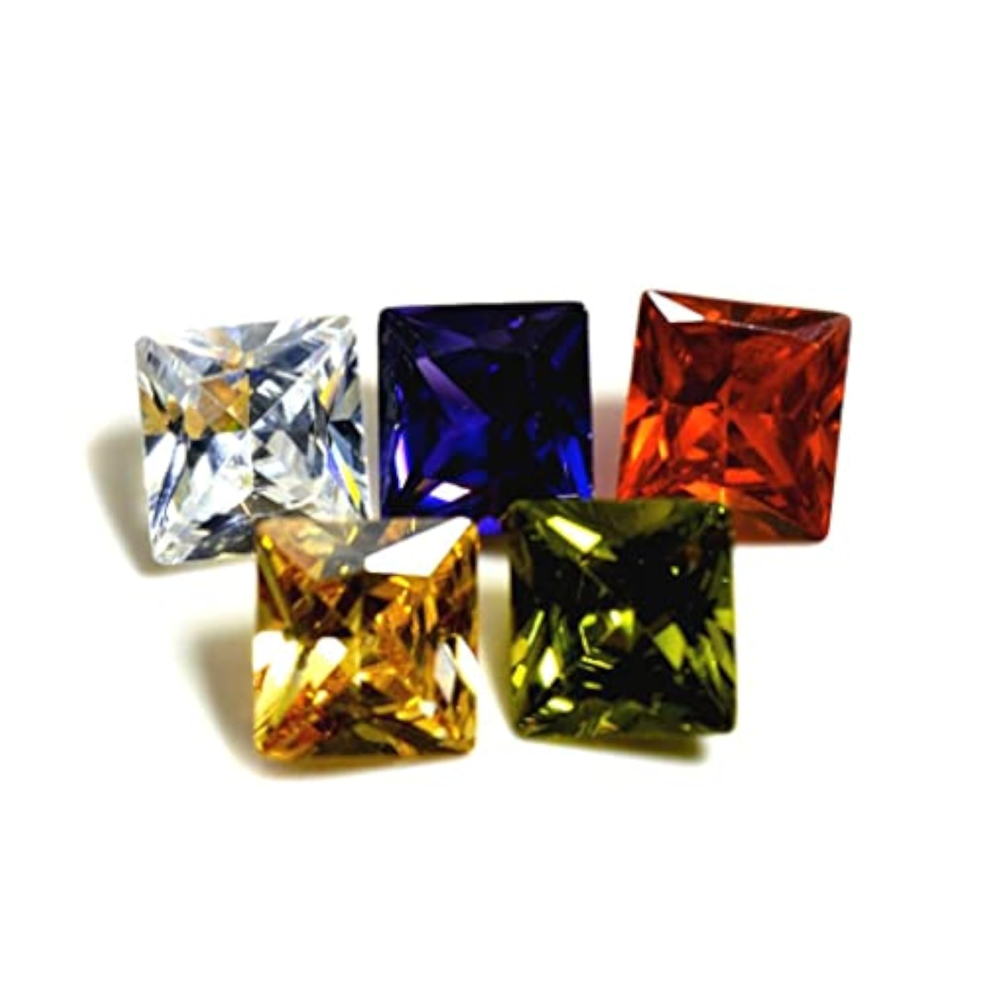 Created Multi Color Cubic Zircon Loose Gemstone for Reselling