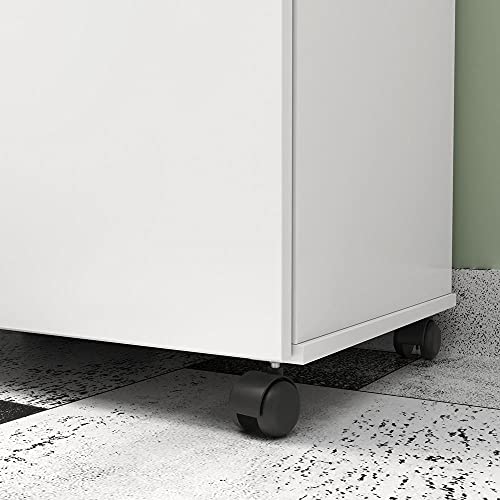 Armário Multiuso Napoles Lavanderia Branco 02 Portas Ofertamo