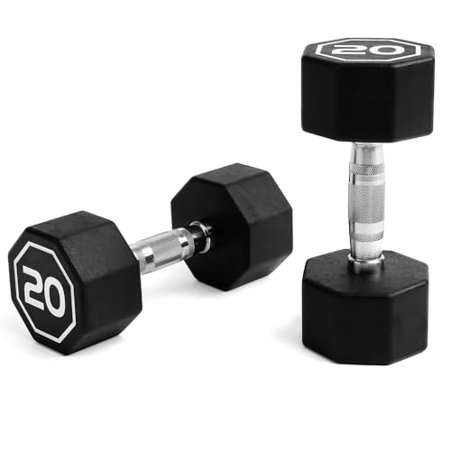 IR3920-15LB odorless Octagon rubber dumbbell set of 2