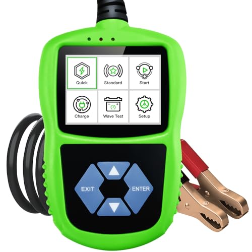 Car Battery Tester 12V Automotive, 100-2000 CCA Alternator Tester for 24V Vehicles, Battery Checker, BT200 Pro
