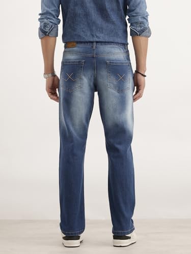 Image of WROGN Men's Comfort Fit Jeans | Mid Rise | Jeans for Man