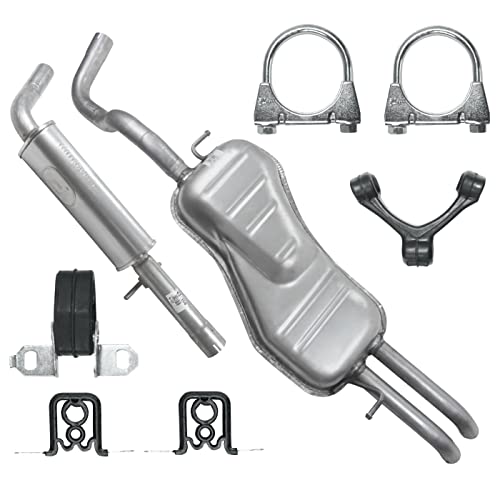 Polmo Schaldampferset Auspuff für Seat Toledo 2 II Octavia 1 I VW Bo-ra 1 I Golf 4 IV 1.8 2.3 2.0