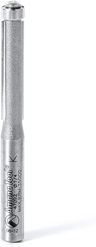 Amana Tool - 47092 Carburo con punta de carburo de 1/4 de diámetro x 1" 4 vástago