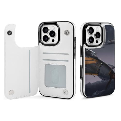 �ǒn�퓬�@ ���d B29�}�� �C�R iPhone16Pro�p �P�[�X �A�C�t�H��16�v���p �P�[�X �蒠�^ �S�ʕی� �X�}�z�P�[�X �ϏՌ� ���z�^ �X�^���h�@�\ PU���U�[ �g�уJ�o�[ �l�C Case [���s�A���i]