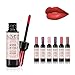 Produktbild 6 Farben Wein Flüssiger Lippenstift, Lady Long Lasting Make Up Matte Lipgloss, Wasserdicht, Glanz, Lippentönung Beste Weihnachtsgeschenkideen für Freundinnen, Frauen, Mom