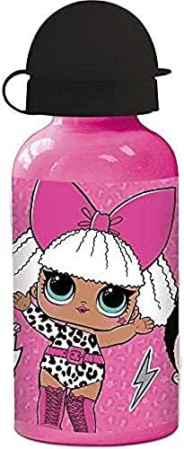 LOL SURPRISE Unisex Adult Aluminium Rock On' Home Composite Water Bottle Black