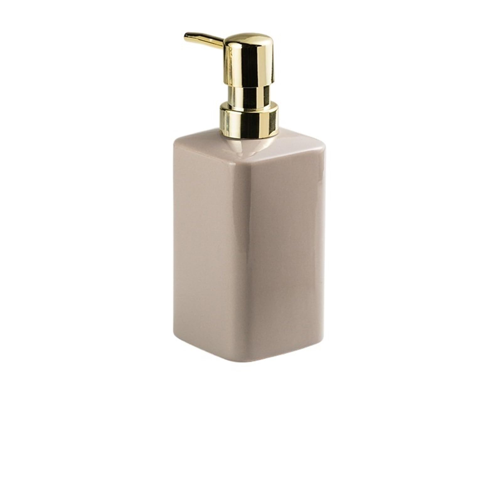 Ugzxcvbn Color4 Ceramic Soap Dispenser, Ceramic Soap Dispenser Hand Soap/Shower Gel/Lotion - Enamel Gold Press Bathroom Accessory