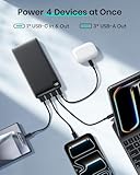 Power Bank 26800mAh Portable Charger - Hiluckey 22.5W PD Fast Charging External Battery Pack USB C Input & Output Mobile Phone Charger with LED Display Compatible with Smartphone Tablet - Image 3