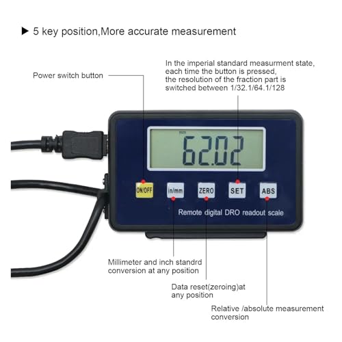 Digital Readout Kit 0-150mm Digital Scales miniatura 3
