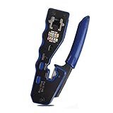 Numéro de modèle : WXQ-288 HUBOPRYS Pince à sertir RJ45 adaptée aux connecteurs Cat6a, Cat6, Cat5, Cat5e, 8P8C Ethernet(RJ45 Crimper)
