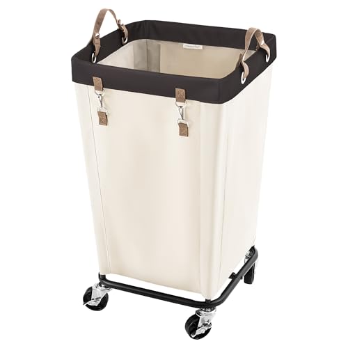 StorageWorks 110L Rolling Laundry Basket with Wheels
