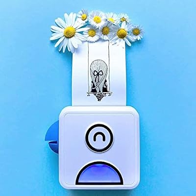 Poooliprint L1 Inkless Pocket Printer - Mini Phone Bluetooth Portable Poooli Thermal Printer for iOS + Android Print Sticky Photos, Labels, Notes, Lists for Journal, Blue