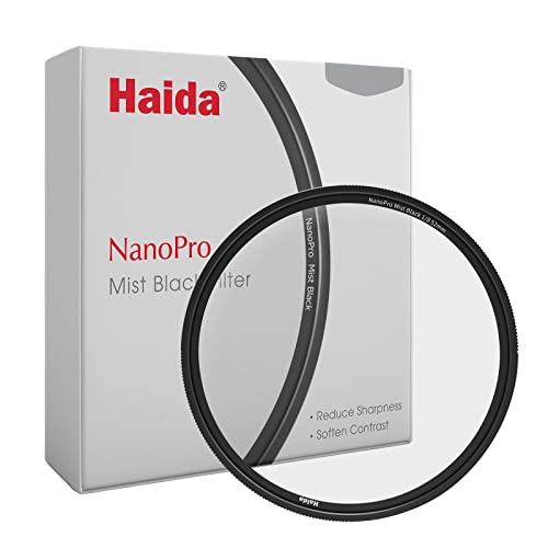 Filtre effet de prise de vue personnage Haida NanoPro Noir 1/8 adoucit les portraits 67mm