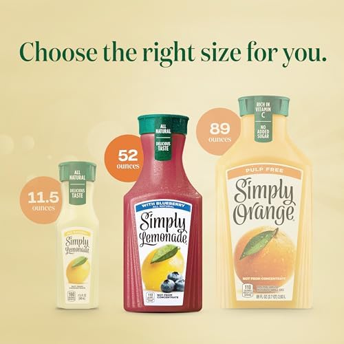 Simply Lemonade with Blueberry All Natural, 52 Fl Oz Bottle — view 7