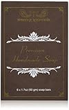 Amazing Ayurveda Premium Assorted Handmade Soap Soap Sampler. Contains 6 Unique Flavors- Mint & Eucalyptus, Basil, 5 Flower, Shea & Coconut, Fruit Fantasy and Sea Buckthorn, 1.7oz Each