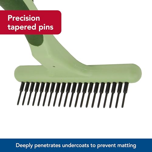 Coastal-Pet-Safari-Single-Row-Undercoat-Rake-Gentle-Dematting-and-Deshedding-Tool-for-Dogs-Pet-Grooming-Comb Coastal Pet Safari Single Row Undercoat Rake Gentle Dematting and Deshedding Tool for Dogs Pet Grooming Comb