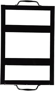 DOITOOL Bandeja de sal de esmalte preta bandeja de metal bandeja de sal para cozinhar ao ar livre Suporte de bloco de sal de aço inoxidável bandeja de bloco de sal bandeja de sal bandeja de prato de sal placa de assar grelha panela churrasco