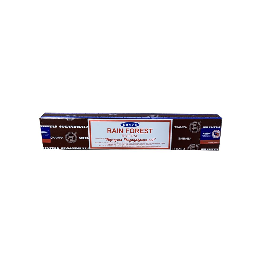 Satya Rainforest Incense Sticks - Natural Hand-Rolled Aroma for Renewal & Tranquility | Eco-Friendly Packaging - Seasonal Mindfulness Gift, for Meditation