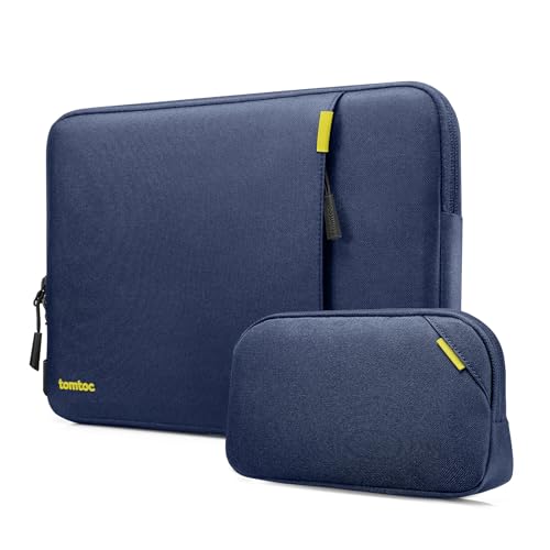 Image of tomtoc 360 Protective Laptop Sleeve Kit for 14-inch MacBook Pro M5 Pro /Max | 2026 A3426 A3427 A3434 M4 /M3 /M2 /M1 A3112 A3401 A3185, Water-Resistant Laptop Case Bag with Accessory Pouch for Dell XPS 14